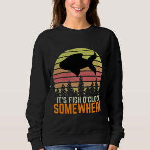 Camiseta Pesca Retro Vintage É Peixe Ou Relógio Em Algum Lu
