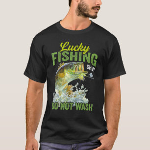 Camiseta Pesca Sortuda  Não Lavar  Para Pescador