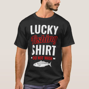 Camiseta Pesca Sortuda para Caçador de Peixes e Pescador