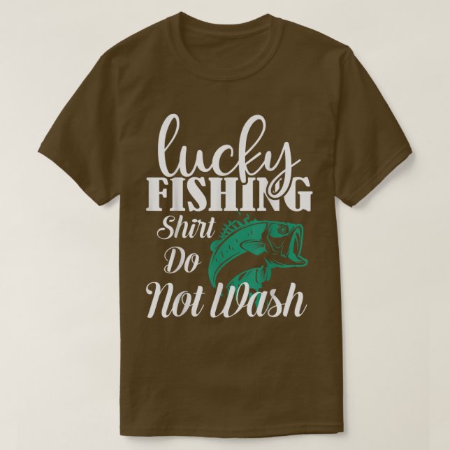 Camiseta Pesca SortudaNão Lave A Greve De Isco Com Espinhei (Frente do Design)