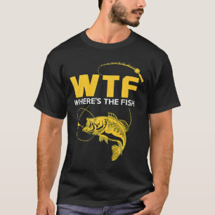 Camiseta Pesca Wtf Onde Está O Peixe
