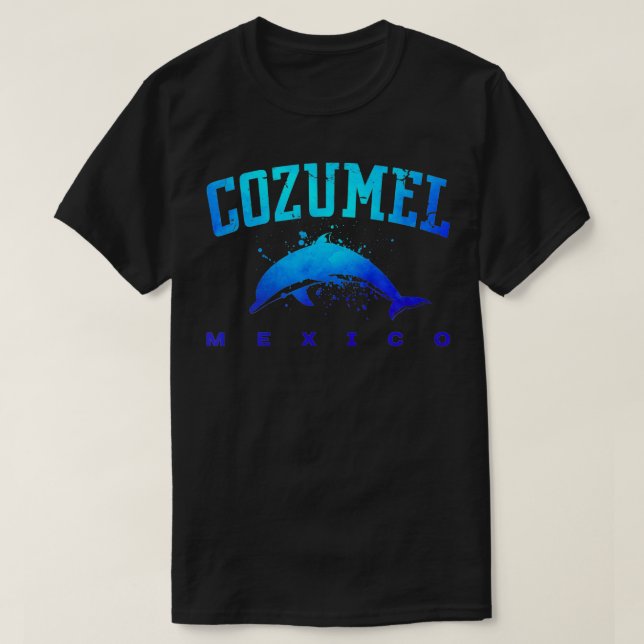 Camiseta Pescado de praia do COZUMEL MÉXICO Scuba mergulhan (Frente do Design)