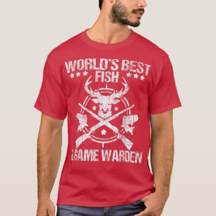 Camiseta Pescado E Caça-Caça Conservação De Animais Selvage