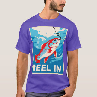 Camiseta Pescador-Anglês Presentes Masculinos Miúdas Peixes