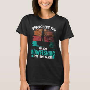 Camiseta Pescador de arco local de pesca de barco aéreo Caç