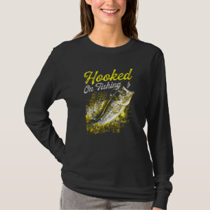 Camiseta Pescador De Barras De Pesca Viciado