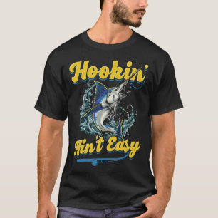 Camiseta Pescador De Espadim Não É Fácil, Pescador Divertid