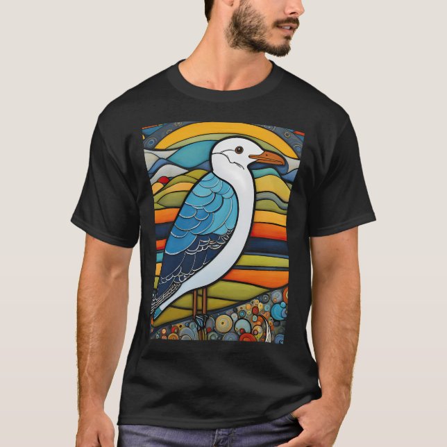 Camiseta Pescador de gaivotas (Frente)