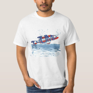 Camiseta Pescador de galerias na água