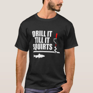Camiseta Pescador de Gelo Faça Furos Pesca no Gelo