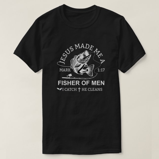 CAMISETA PESCADOR DE HOMENS (Frente do Design)