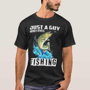 Camiseta Pescador De Mens - Apenas Uma Cara Que Adora Pesca