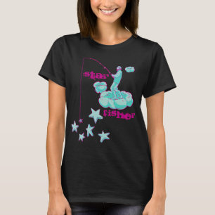 Camiseta Pescador de nuvens pescando estrelas Clássico