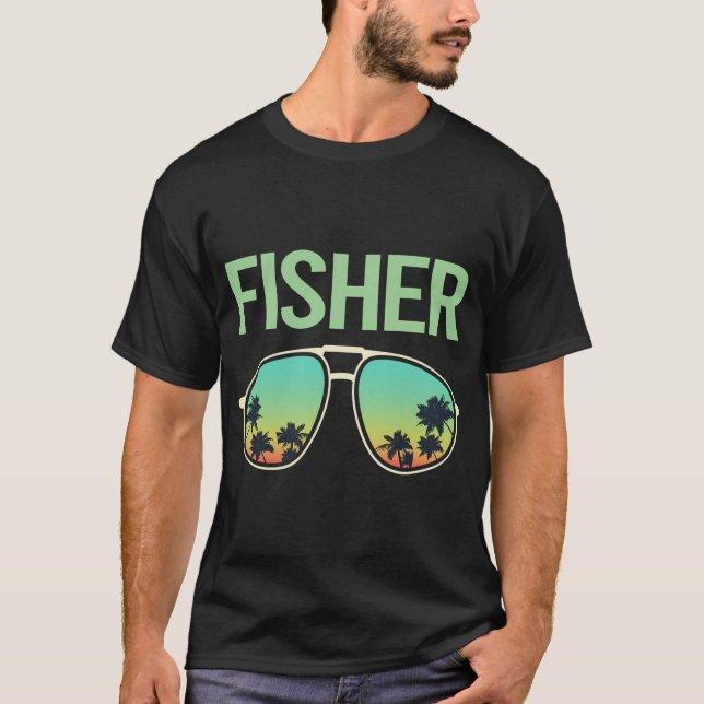 Camiseta Pescador de Óculos Legais (Frente)