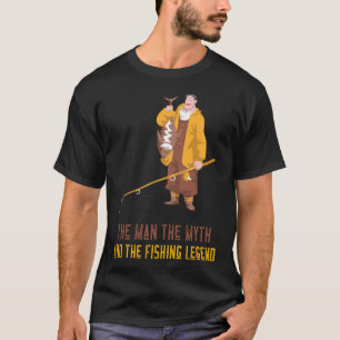 Camiseta Pescador de Olho-de-Pavão Desculpe Não Estava Ouvi