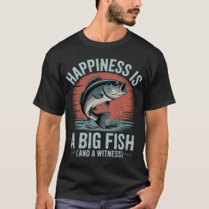 Camiseta Pescador De Peixes Divertido Infantil Retro Bass P