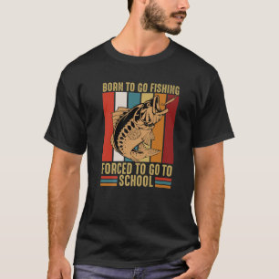 Camiseta Pescador De Peixes Que Arranque Barco Sobrevoando 