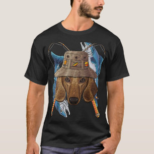 Camiseta Pescador de pesca ao ar livre Cão - Mosca - Voo F