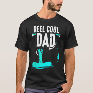 Camiseta Pescador de pesca de Pai Legal da rola, pesca e pe