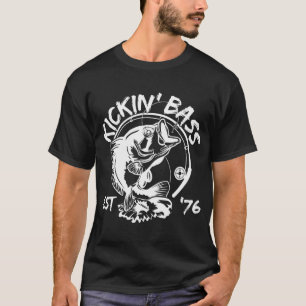 Camiseta Pescador De Robalo De Aniversário Nascido Em 1976