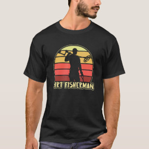 Camiseta Pescador de Terra Detecção de Metal Pescaria Sujid