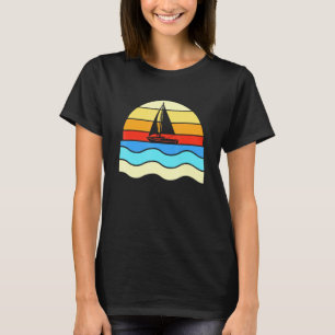 Camiseta Pescador de vela pescando estilo retrô à vela
