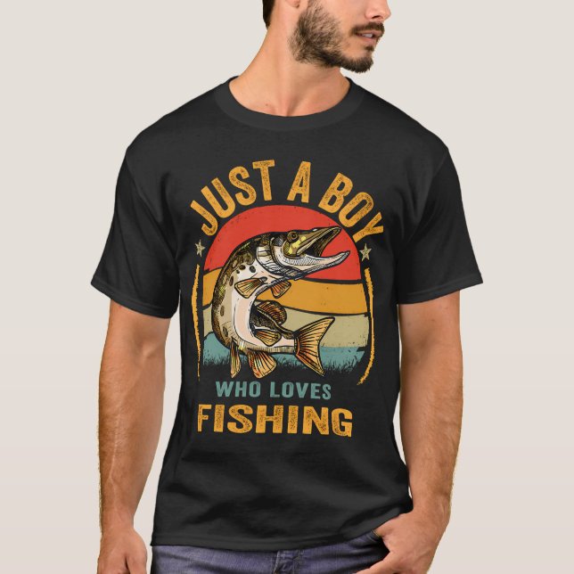 Camiseta Pescador Dino-Mite (Frente)
