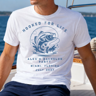 Camiseta Pescador Divertido Festa de Despedida de Solteiro