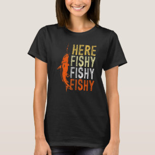 Camiseta Pescador Diz Aqui Peixinho Peixinho Pesca