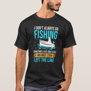 Camiseta Pescador Dizendo Para Licença De Pesca De Pescador