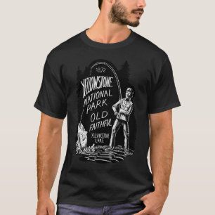 Camiseta Pescador do Parque Nacional de Yellowstone