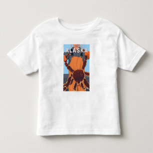 Camiseta Pescador do rei caranguejo - Katmai, Alaska