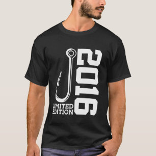 CAMISETA PESCADOR EDIÇÃO LIMITADA DE PESCA DE ANIVERSÁRIO D