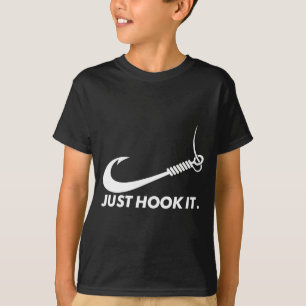 Camiseta Pescador engraçado apenas gancho de desempenho