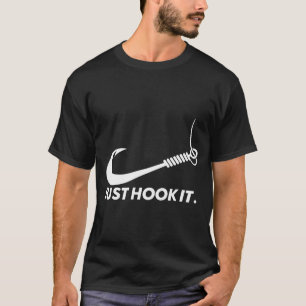 Camiseta Pescador engraçado apenas gancho de desempenho