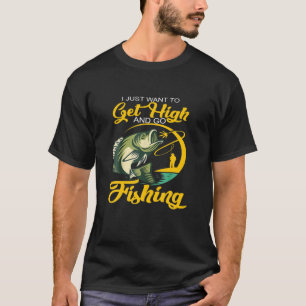 Camiseta Pescador Eu Só Quero Subir E Ir Pescar