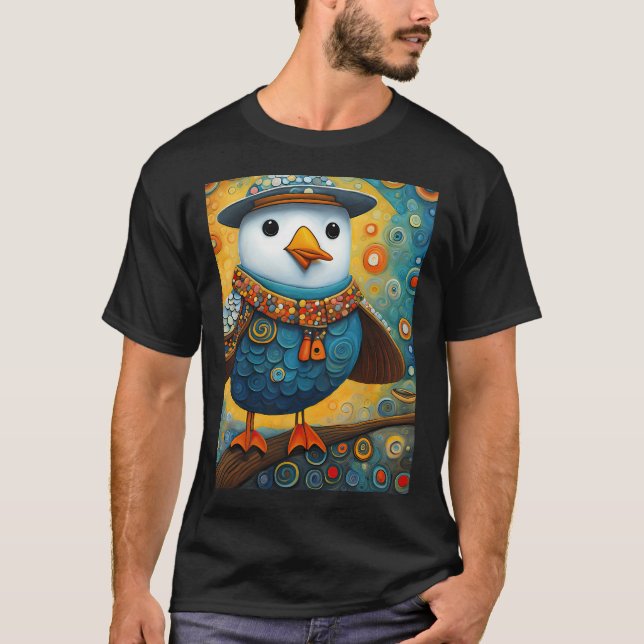 Camiseta Pescador gaivota (Frente)