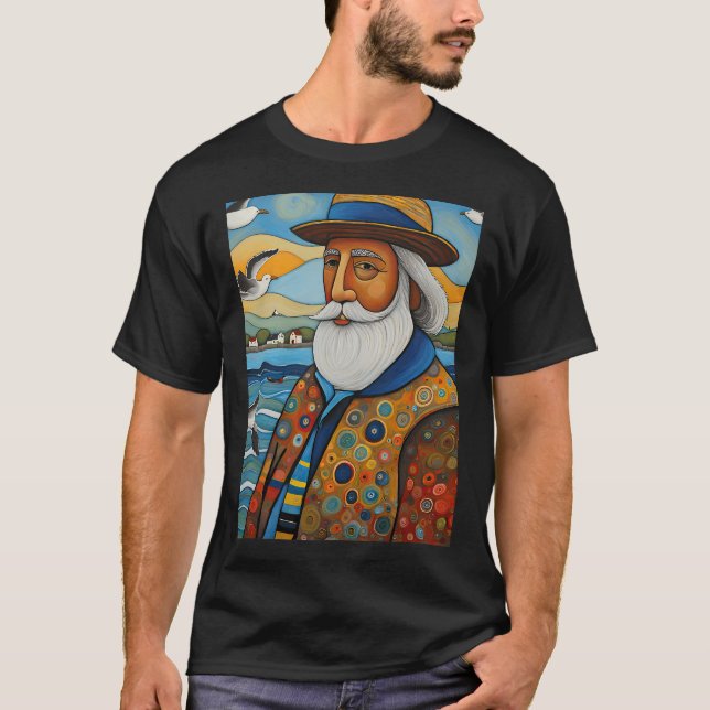 Camiseta Pescador gaivota (Frente)