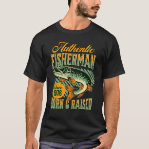 Camiseta Pescador no aniversário de 46 anos 46 anos de idad