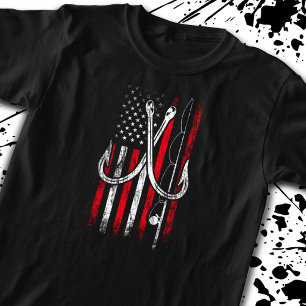 Camiseta Pescador - Pesca - Pavilhão americano - Pesca