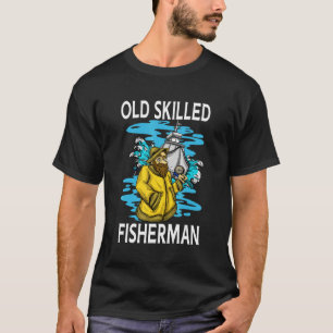 Camiseta Pescador Pescador Experiente e Habilidoso