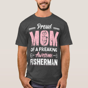 Camiseta Pescador-pescador Mãe Peixe-Mãe