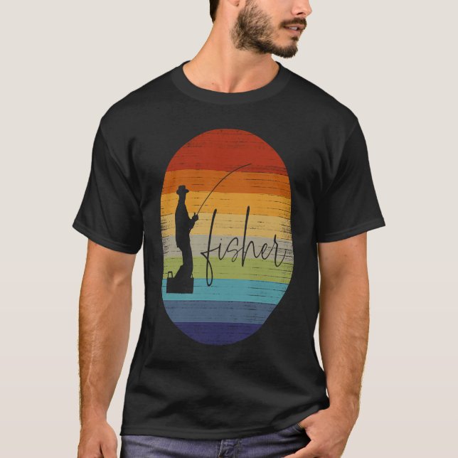 Camiseta Pescador Pescando (Frente)