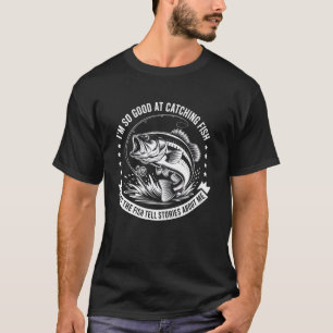 Camiseta Pescador Pescando Peixes Tão Bem