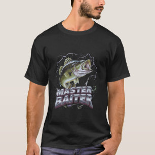 Camiseta Pescador Pirata Amante da Pesca Mestre da Isca