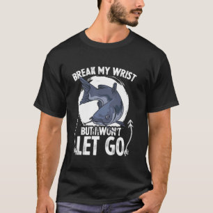 Camiseta Pescador Quebra Meu Pulso Pescador Pesca de Água D
