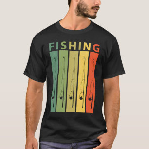 Camiseta Pescador Retro Pesca Pai Avô Vintage Pescaria