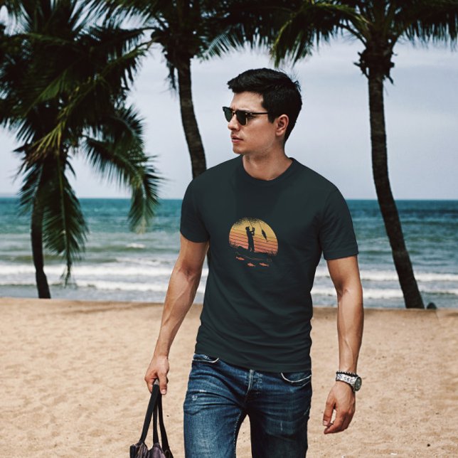 Camiseta Pescador Sunset (Criador carregado)