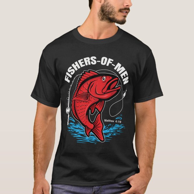 Camiseta Pescadores de Homens Letras Brancas (Frente)