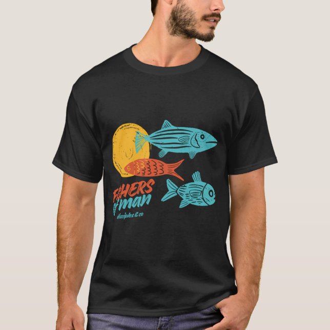 Camiseta Pescadores de Homens - Presentes para Cristãos (Frente)